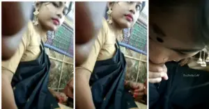 Bengali Sexy Girl Giving Blowjob in Outdoor Viral mms